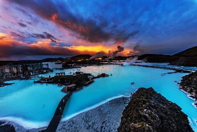 Blue Lagoon Northern lights and Golden Circle